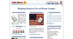 Desktop Screenshot of lifealert.org