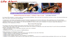 Desktop Screenshot of heartattack.lifealert.com